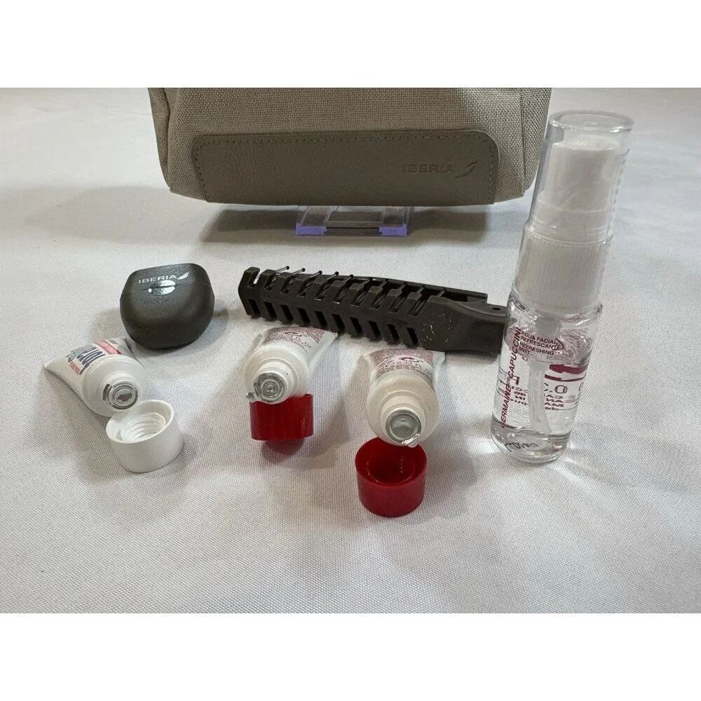 Iberia Airline Business Class Amenity Toiletry Kit Travel Bag